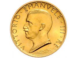 Italy 100 lire 1931/IX, gold, KM72 UNC