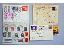 collection covers, postal stationery, poster stamps, tickets etc. with many better items (e.g. postal stationery Amsterdam 19