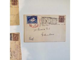 collection covers, postal stationery, poster stamps, tickets etc. with many better items (e.g. postal stationery Amsterdam 19