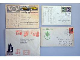 collection covers, picture postcards and poster stamps mostly Netherlands in ring binder