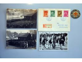 collection covers, picture postcards and poster stamps mostly Netherlands in ring binder