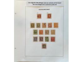 collectie 1864-1977 gestempeld, deels */** w.b. betere ex. en series (o.a. Jubileum 1923, 300 Jaar Gezag, Bernhardfonds) en B