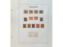 collectie vanaf 1864 gestempeld w.b. betere ex. en series (o.a. 300 jaar Gezag, Bernhardfonds, vliegtuigserie) en Back of the