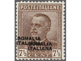 Victor Emanuel 7½ cent brown with variety double overprint (Sassone no. 116aa), very fine unmounted mint signed Diena and wit