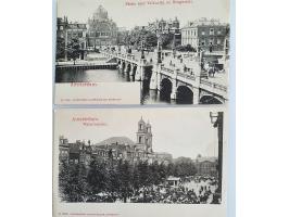 240 ansichtkaarten Amsterdam meest voor 1940 in album