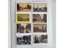 200 ansichtkaarten Den Haag en Utrecht meest voor 1940 in album