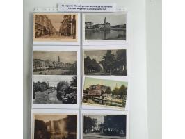 100 ansichtkaarten diverse grote steden Nederland veel voor 1940 in album