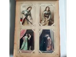 collection of 250 postcards with mainly opera and theatre related images all pre 1940 in album