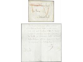 BUREAU&nbsp;GÉNÉRAL/ ARMÉE&nbsp;DE&nbsp;HOLLANDE in red on envelope (addressee Lieutenant General van Boeicop Hellevoetsluis)