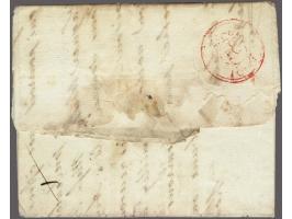 HOLLANDE / POSTES&nbsp;Foises in red on preprinted letter from La Haye 1 Aout 1807 to Paris, postage 6 déc., fine-very fine