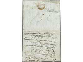 DEB&nbsp;No26/ ARM.D'ALLEMAGNE in blue at reverse of a letter from a Dutch soldier (Dominicus Knepkens) in Vicenza (Italy) wi