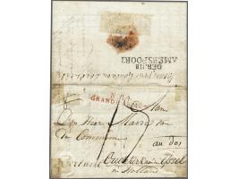 Letter from a Dutch captain (Muller) in the French army from Szczecin (Stettin, Poland) with red No.14/ GRANDE&nbsp;ARMÉE to 