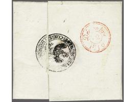 (ALKMAAR) and C.H.3eR on complete letter to Paris 7 dec.1810, postage 12 déc., only 3 letters known without town name and onl