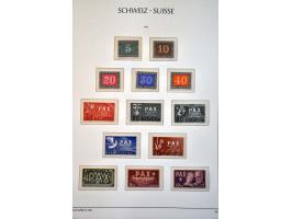 specialized collection 1854-1986 with Strubli, Sitting Helvetia and Standing Helvetia sorted on paper and perforations, Airma