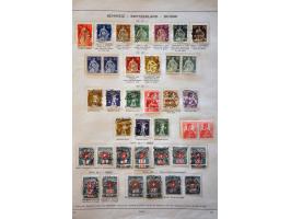 collection 1850-1988 collected both used and */** with many better stamps and sets including Standing Helvetia specialized wi