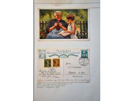 Bundesfeierkarte 1910-1937, complete collection 1910-1937 collected both used and unused with all the better items, many firs