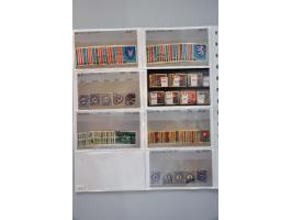 collection and stock including older material (Rayon, Strubli), pairs, etc. in 12 albums/stockbooks in box