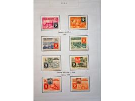 collection and stock mainly */** in large quantities including better ex. (Spain Mi. 975-982*, Cuba minisheets), topic Rowlan