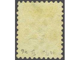 15 cent oranjebruin type II tanding 10½ x 10¼, fraai ex. (diverse gebreken) met certificaat Vleeming 2020, cat.w. 1500