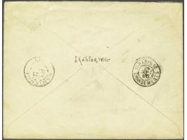 22½ cent zwartgroen op aangetekende 2e gewichtsklasse envelop G. 7 van Rotterdam 24-9-1895 naar Nanterre (F), pracht ex.