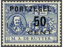 De Ruyter 50 cent met certificaat Vleeming 2013, cat.w. 525