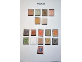 collectie 1852-1988 (*)/*/** met betere ex. en series inclusief roltanding en luchtpost in deels gemengde kwaliteit in Davo a