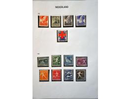 collectie 1852-1988 (*)/*/** met betere ex. en series inclusief roltanding en luchtpost in deels gemengde kwaliteit in Davo a