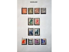 collectie 1852-1988 (*)/*/** met betere ex. en series inclusief roltanding en luchtpost in deels gemengde kwaliteit in Davo a