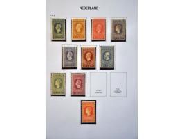 collectie 1852-1988 (*)/*/** met betere ex. en series inclusief roltanding en luchtpost in deels gemengde kwaliteit in Davo a