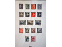 collectie 1852-1998 deels */** en behoudens nr. 49 op hoofdnummers compleet met tevens luchtpost, port, dienst en internering