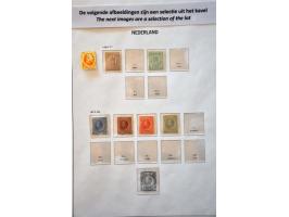 Nederland 1864-1995 */** in gemengde kwaliteit, veel nagegomd met beter materiaal in 4 Davo albums