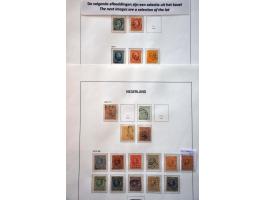 collectie 1852-2015 gestempeld en later ** nominaal ca. EUR850, NL1 (ca. 420x), internationaal (ca. 60x), kerst ( ca. 110x) i