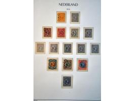 collectie Nederland 1852-2000 gestempeld, later */** w.b. nrs. 80, 130-131, LP12-13 etc. in 3 Leuchtturm albums