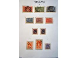 collectie Nederland 1852-2000 gestempeld, later */** w.b. nrs. 80, 130-131, LP12-13 etc. in 3 Leuchtturm albums