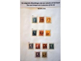 collectie 1852-1996 gestempeld met betere ex. o.a. nrs. 1-100, 130-131 en stempels in 2 Davo albums 