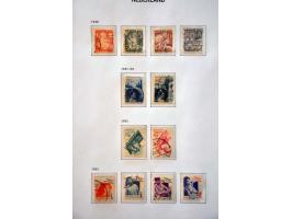 collectie 1852-1996 gestempeld met betere ex. o.a. nrs. 1-100, 130-131 en stempels in 2 Davo albums 