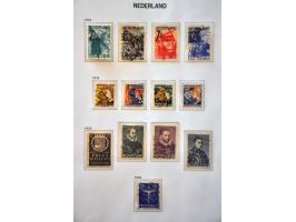 collectie 1852-1996 gestempeld met betere ex. o.a. nrs. 1-100, 130-131 en stempels in 2 Davo albums 