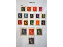 collectie 1852-1996 gestempeld met betere ex. o.a. nrs. 1-100, 130-131 en stempels in 2 Davo albums 