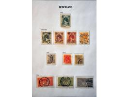 collectie 1852-1996 gestempeld met betere ex. o.a. nrs. 1-100, 130-131 en stempels in 2 Davo albums 