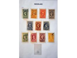 collectie 1852-1996 gestempeld met betere ex. o.a. nrs. 1-100, 130-131 en stempels in 2 Davo albums 