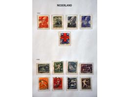 collectie 1852-1996 gestempeld met betere ex. o.a. nrs. 1-100, 130-131 en stempels in 2 Davo albums 