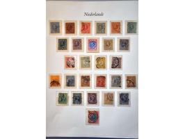 collectie 1852-1967 gestempeld later */** met betere ex. en series w.b. 1-79, 101, 130-131, En Face **, LP12-13 * etc. in dee