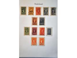 collectie 1852-1967 gestempeld later */** met betere ex. en series w.b. 1-79, 101, 130-131, En Face **, LP12-13 * etc. in dee