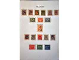 collectie 1852-1967 gestempeld later */** met betere ex. en series w.b. 1-79, 101, 130-131, En Face **, LP12-13 * etc. in dee