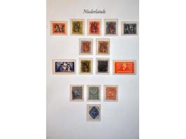 collectie 1852-1967 gestempeld later */** met betere ex. en series w.b. 1-79, 101, 130-131, En Face **, LP12-13 * etc. in dee