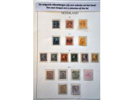 collectie vanaf 1852 gestempeld en **/* met betere ex. w.b. nrs. 104-105, 130-131, etc. in  2 Leuchtturm albums