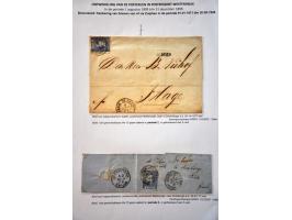 postgeschiedenis Winterswijk en omgeving (ca. 70 ex.) w.b. voorfilatelie, briefkaarten etc. in ringband