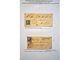 postgeschiedenis Winterswijk en omgeving (ca. 70 ex.) w.b. voorfilatelie, briefkaarten etc. in ringband