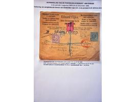 postgeschiedenis Amsterdam en omgeving tot 1900 (ca. 700 ex.) alle naar het buitenland verzonden met o.a. voorfilatelie 17e e