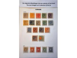 collectie 1873-1975 geheel */** met veel beter materiaal w.b. emissie 1873, nr. 21, keerdrukken 1909, Kroontjes-opdrukken, Do